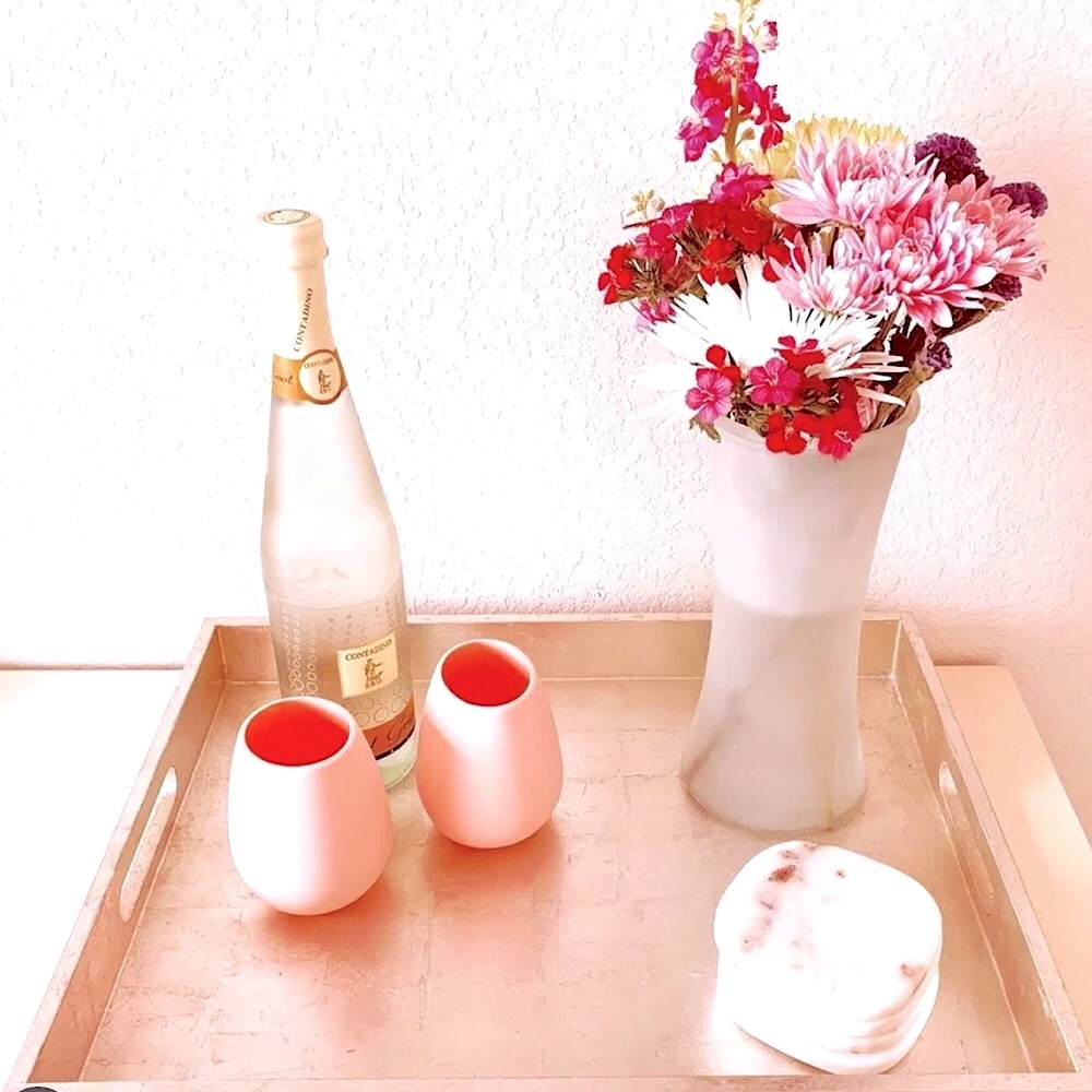 NWT 2 Silicone Wine Glasses from Odeme